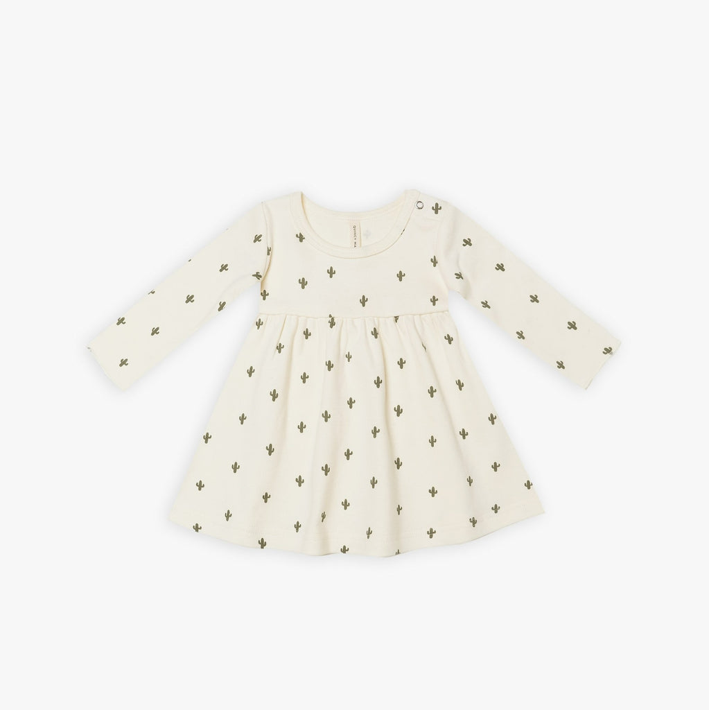 Cactus Jersey Longsleeve Dress
