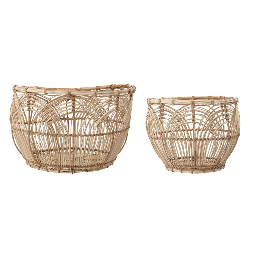 Round Rattan Basket