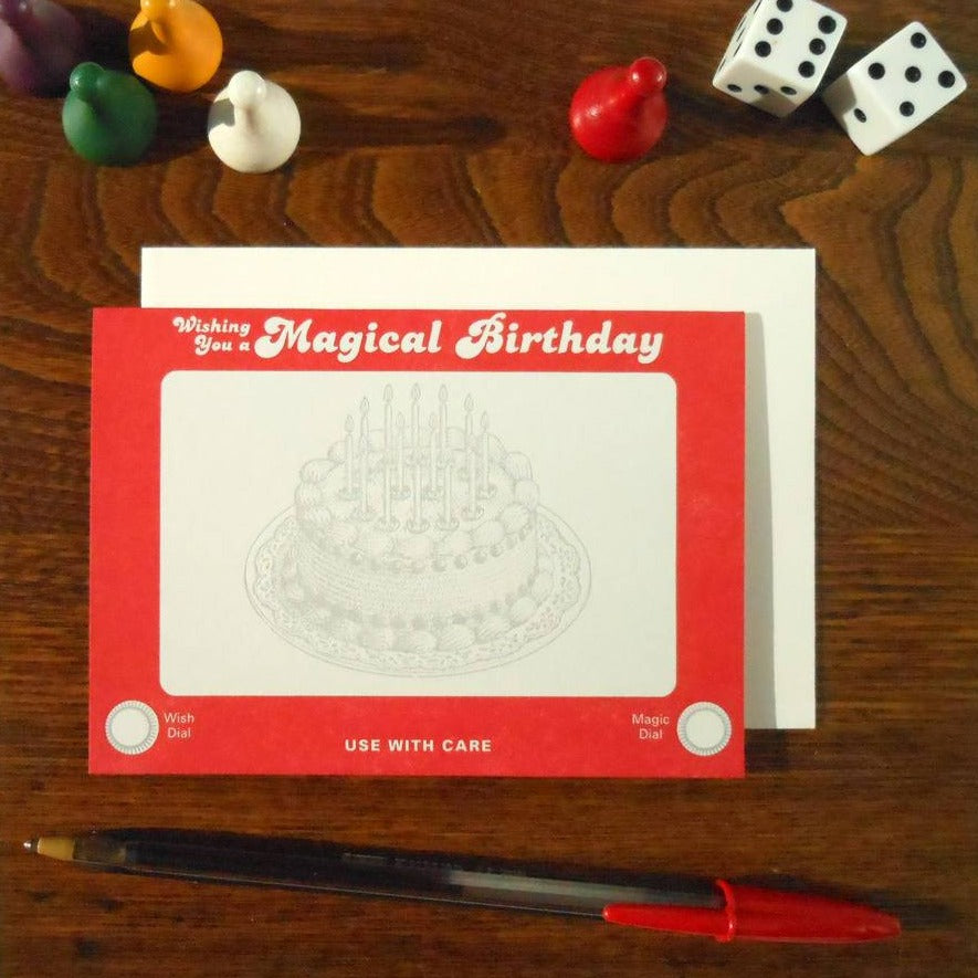 Etch A Sketch Birthday Card