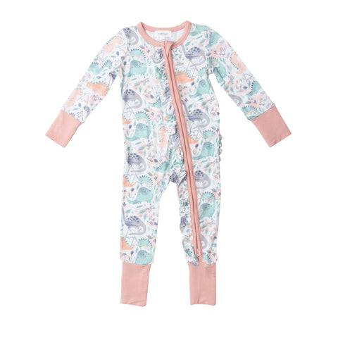 Pink Dino Romper