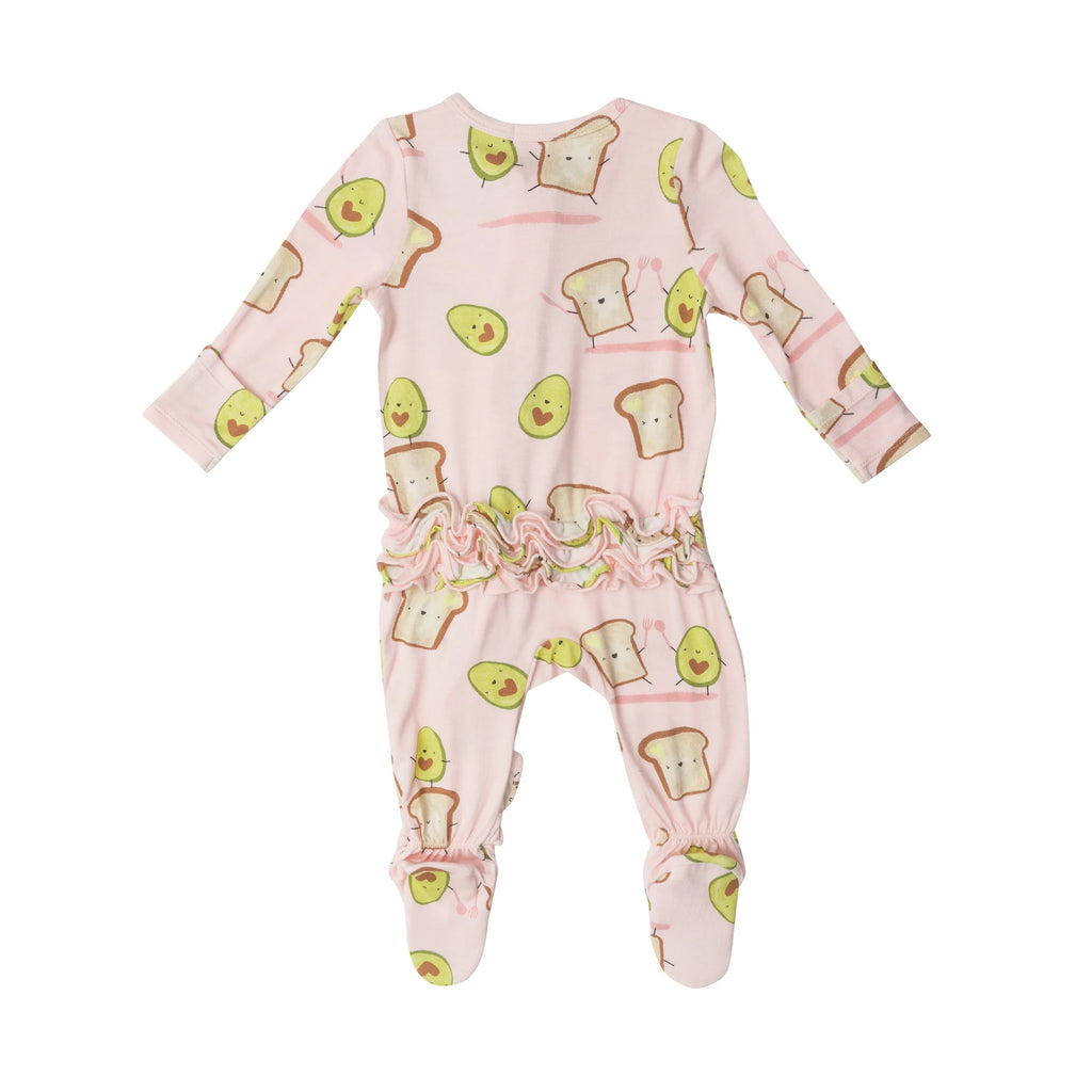 Pink Avocado Toast Footie