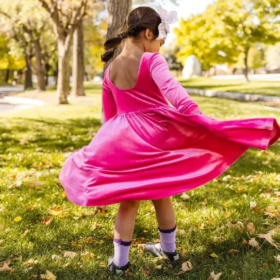 Velvet Pink Gwendolyn Dress