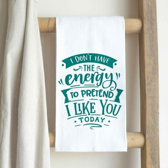Clairmont and Co Tea Towel - Like You Today at CURIOUS Boutique