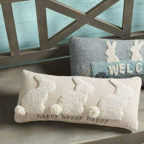 Mudpie Bunnies Hook Pillow