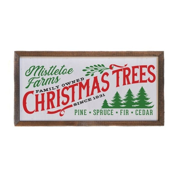 Mistletoe Farms Christmas Sign