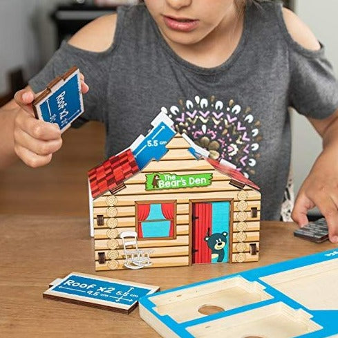 Cabin Blueprint Puzzle