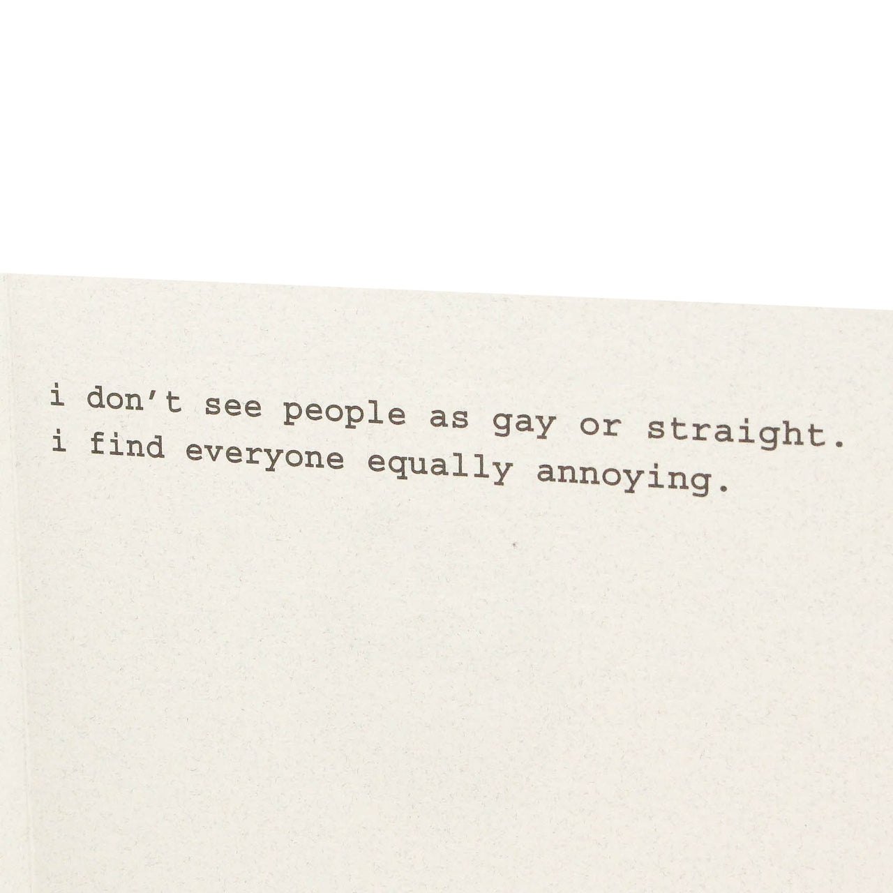 Gay or Straight Card