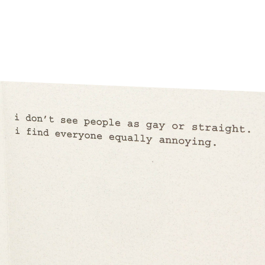 Gay or Straight Card