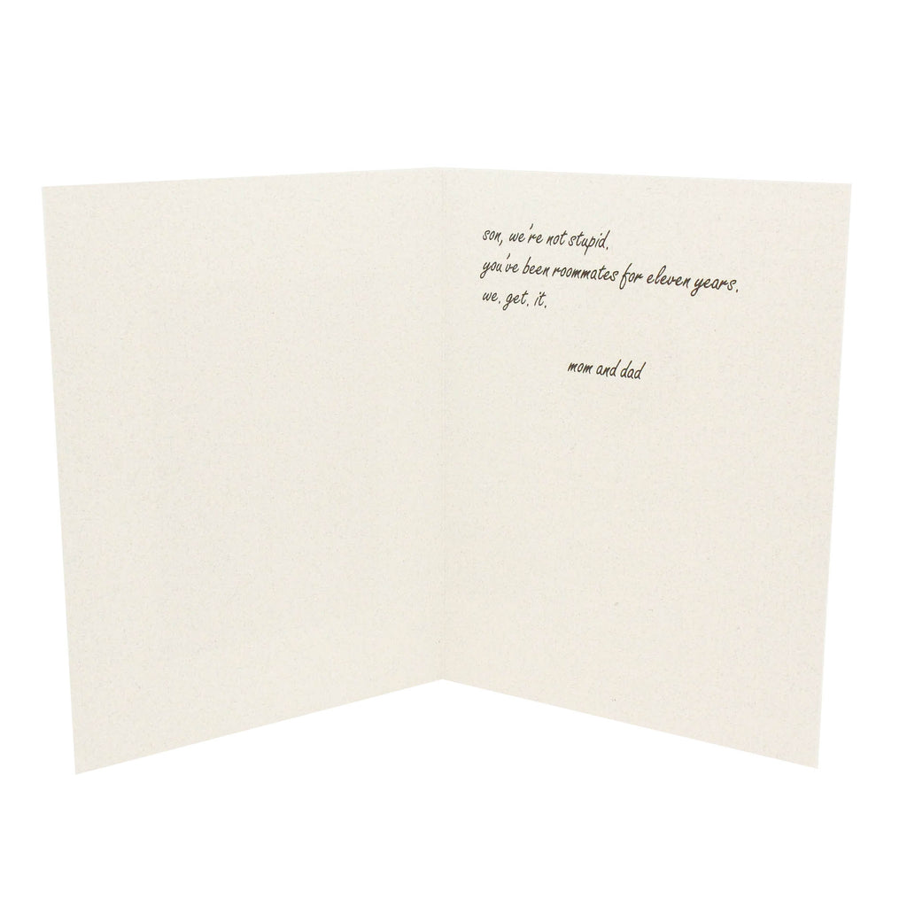Son, We're Not Stupid Card