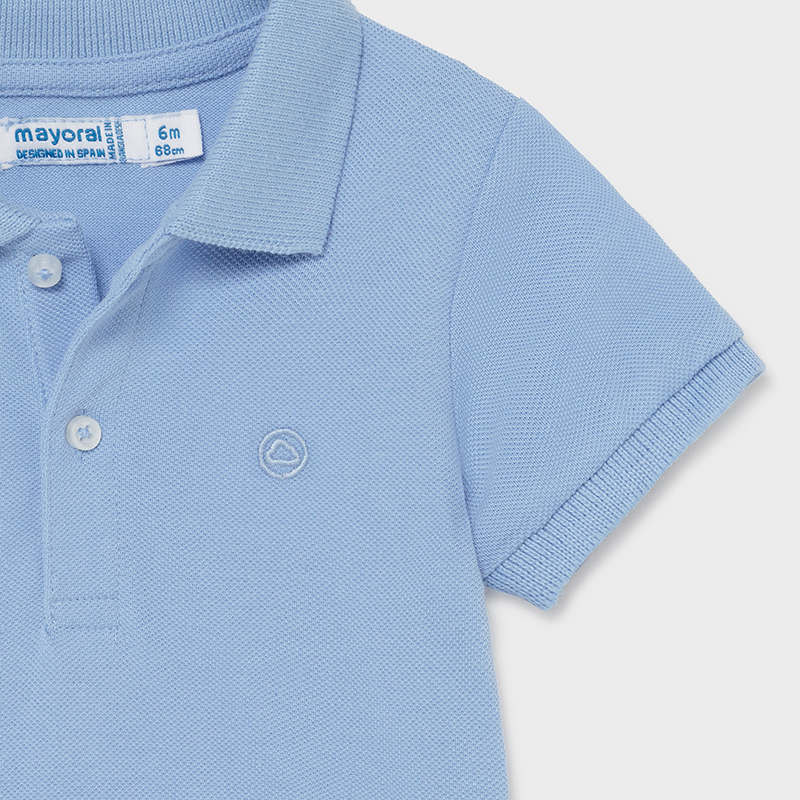 Mayoral Blue Baby Polo