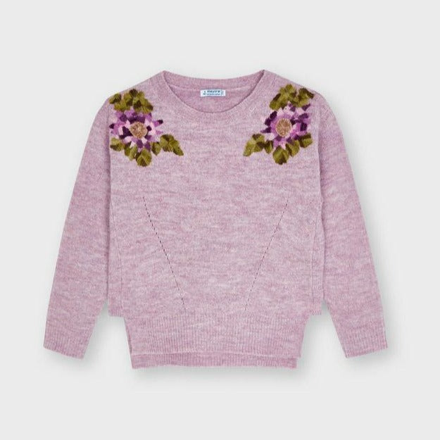 Mayoral Floral Sweater at CURIOUS Kids