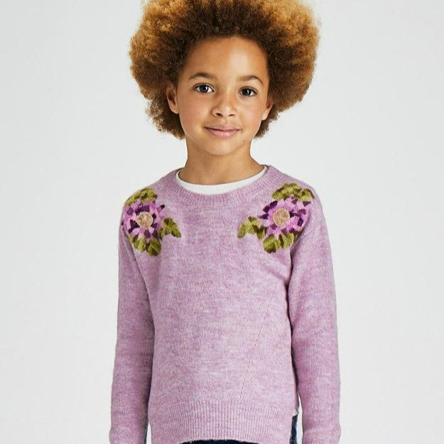 Mayoral Floral Sweater at CURIOUS Kids