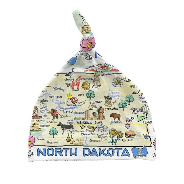 North Dakota Baby Hat