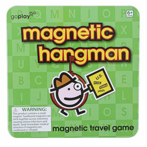 Magnetic Travel Games-Hangman