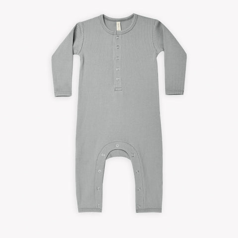 Ribbed Jumpsuit Dusty Blue