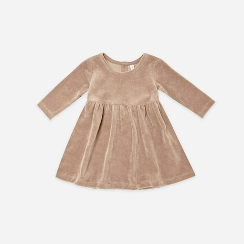 Velour Longsleeve Dress