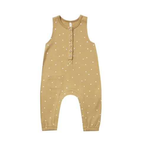 Quincy Mae Gold Sleeveless Jumpsuit