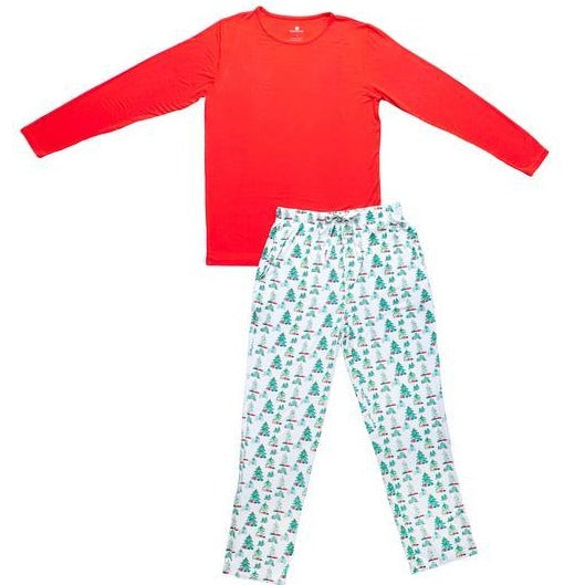 Men's Christmas Forest Pajamas