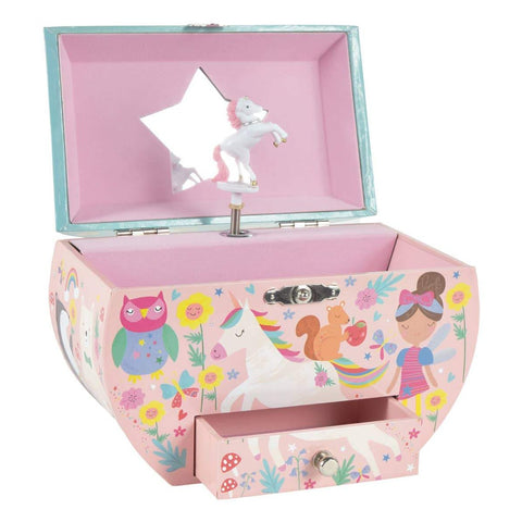 Floss & Rock: Musical Jewelry Box Oval Shape - Rainbow Fairy at CURIOUS Kids Boutique