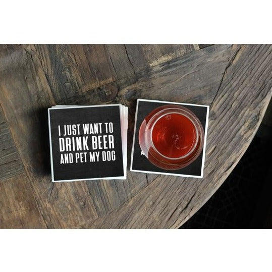 Beer and Dog Coasters