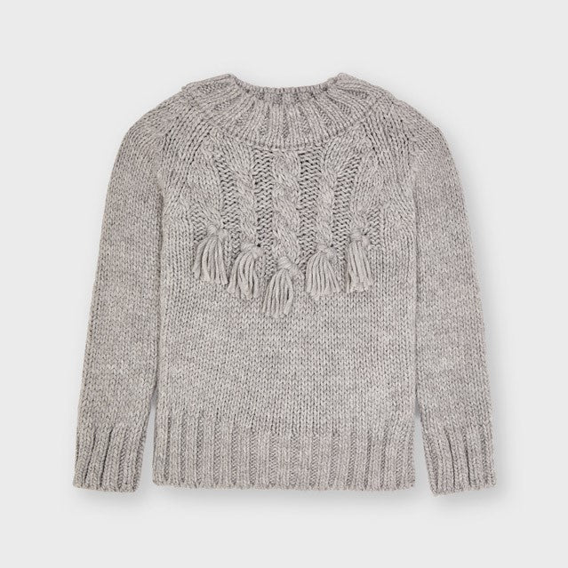 Braided Sweater Silver