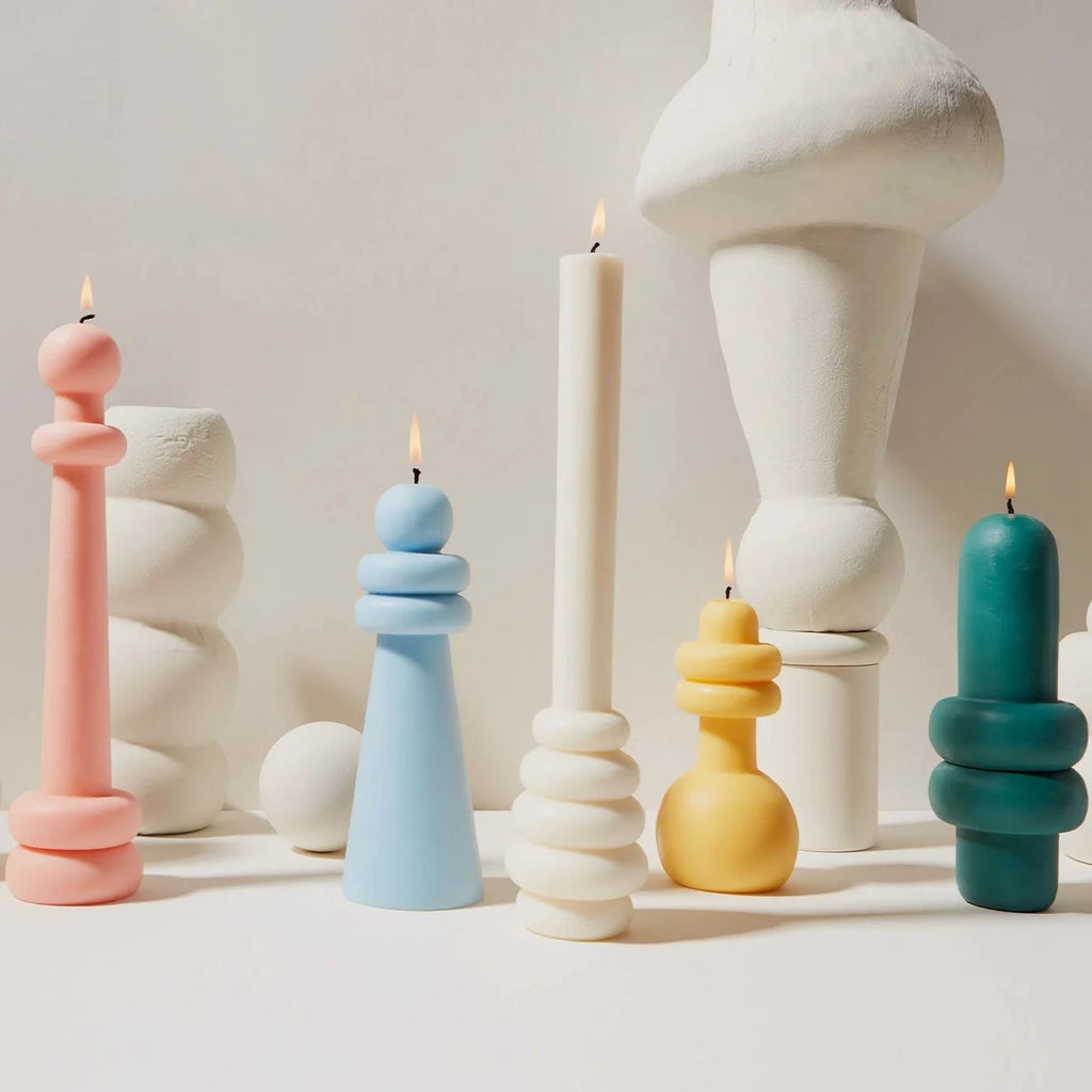 Spindle candle Elle