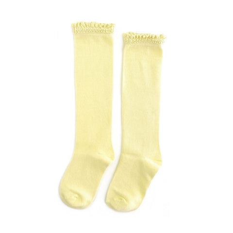 Lemonade Lace Top Knee Highs