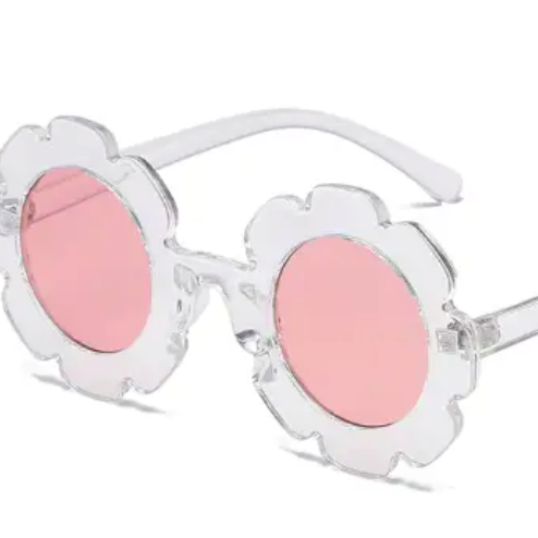 rainbow unicorn white and pink sunglasses