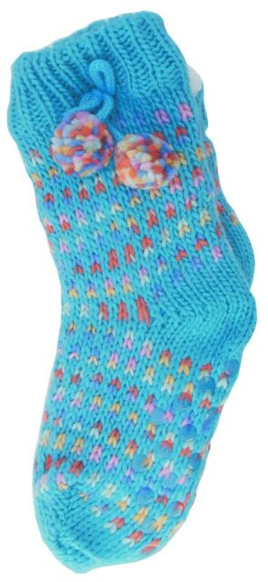 Kids Sherpa Slipper Socks